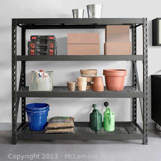New in box - Whalen Industrial Rack with Interlocking Wire Decks - Welded end frames provide strength and stability - Protective powder-coated steel - $299 - SEE LINK (New)