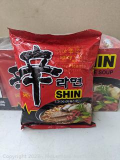 Nongshim Shin Ramyun Noodle Soup, 4.2 oz, 18-count - (New - Open Box)