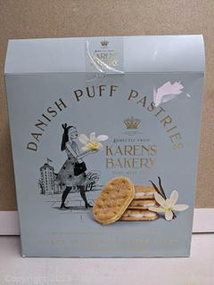 Karens Bakery Danish Puff Pastries - 36 ct - 3 packs of 12  (New - Open Box)