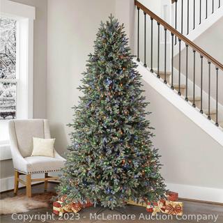 New in box - 7.5? Pre-Lit Aspen Radiant Micro LED Artificial Christmas Tree - 1850 Total LED Lights!! , 5 lighting Functions, Remote Control w/Dimmer, locking metal stand - $599 - SEE LINK (New)