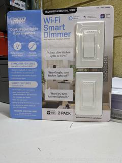Feit Electric Wi-Fi Smart Dimmer - Also Works as Standard Dimmer - Make Standard Bulbs Smart (New - Open Box)