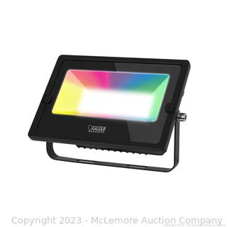 NEW-Color Caster Multi Color LED Flood Light with RF Remote - Instantly Transform Your Home and Landscaping - A Single Light Covers Most Two-story Homes up to 80 Feet in Width - Choose from the Available Color Options or Create a Custom Color Combination - $36 - SEE LINK (New - Open Box)