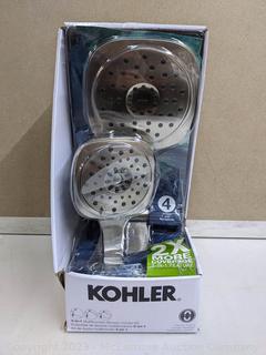 Kohler Adjuste 3-in-1 Multifunction Shower Kit - Full Coverage - Powerful Massage - Gentle Mist - - SEE LINK - $109 (New - Open Box)
