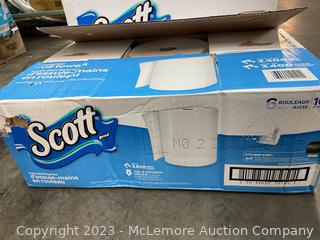 Brand New in box -  Click to Enlarge Scott® Essential Hard Roll Towel, 1.5" Core, 8" x 1,000 ft, White, 6/Carton (New)