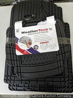 WeatherTech 4-piece Trim-to-Fit Car Mats - Made from Advanced Rubber-like Thermoplastic Elastomer (TPE) Compound, Flexible in All Weather Conditions - Molded-in Nibs to Secure Mat in Place - See Link!  (New - Open Box)