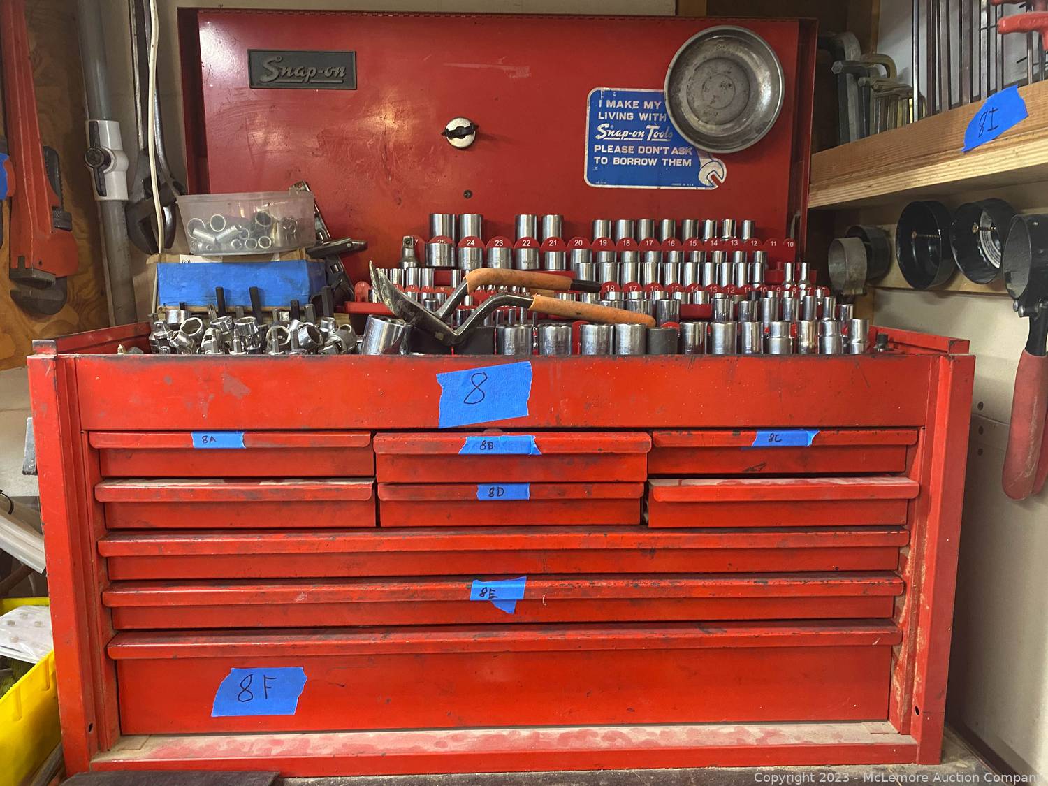 McLemore Auction Company Auction 3 Boats, Boat Engine Hoist, Yard