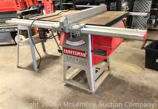 Craftsman 152.221140 10" Table Saw with Rolling Base