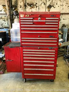 MAC Tools 4 Piece 27 Drawer Tool Chest on Casters with Contents