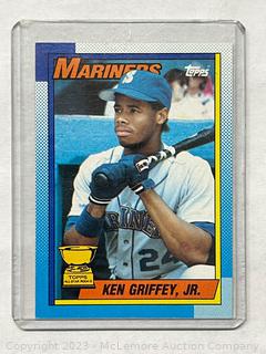 Rare Ken Griffey Jr. Rookie 1990 Topps Error Card w/ Blood Elbow Scar – Later Edited Out