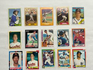 Lot of 15 Rookie Cards 1981-1990 All HOF or Multiple All-Stars – No Duplicates