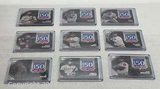 Topps 2019 Commemorative Patch Professional Baseball 150 Years – Lot of 9  Baseball Cards