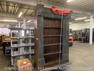 Malaysian Antique Bookcase, Cart Not Included