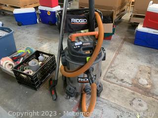 Rigid 6.5 HP 16 Gallon Vacuum, Heavy Duty