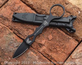 Brand New - Benchmade Mini SOCP Dagger 2.22" Black Double Edge Blade, Black Sheath - mfg #  173BK - $120 - SEE LINK (New)