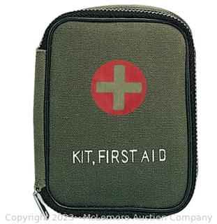 Brand New - Rothco 8325 Rothco military zipper first aid kit pouch - Olive Drab -  (New)