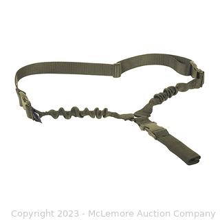 Brand New - Tasmanian Tiger USA -  Single One Point Gun Sling -41 x 1in - Includes two metal snaphooks - Shock cord allows sling to be tighter yet provide more freedom when shouldering your weapon - Side release buckles for quick release in emergency situation - $39.50 - SEE LINK (New)