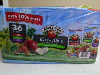 Apple & Eve 100% Juice, Variety Pack, 6.75 fl oz, 36 count (New)