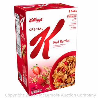 Kellogg's Special K Red Berries Cereal, 43 oz (New - Open Box)