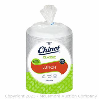 Chinet Classic Lunch 8 3/4-inch Paper Plate, 225-count - Missing few (See Description)