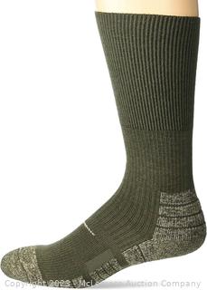 Brand New - Nike Performance Cushioned Crew Socks  - 1 Pair - Olive Green - Size Large (New)