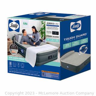 Appear Good condition -  Used - Put back in open box - we are unable to test  - Must sell AS-IS - Sealy AlwayzAire Tough Guard Air Mattress - Queen - $159 SEE LINK! - Untested -  (New - Open Box)