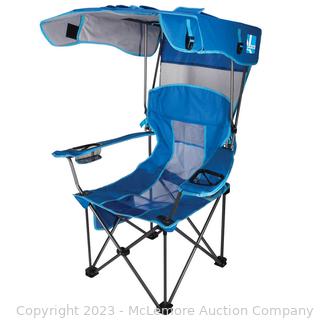New in box - Kelsyus Elite Canopy Chair - Adjustable Built In Canopy - 2 Cup Holders, Padded Backrest - Large Pocket At Right Side Of Seat For Additional Storage -Backpack Shoulder Straps For Easy Carry - $89 - SEE LINK (New)