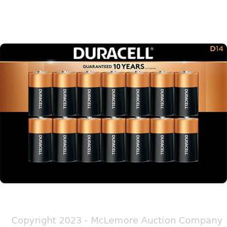 Duracell D Alkaline Batteries 14-count -  (New)