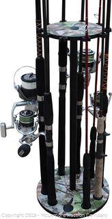 Fishing Rod/Pole Storage Floor Rack(open Box/ Unverified)