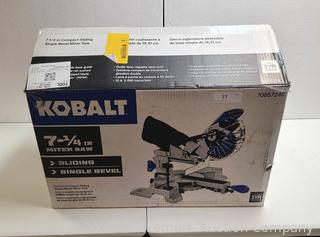 Kobalt 0857240 7.25" Sliding Compound Miter Saw