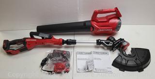 Craftsman CMCK197D1 20V String Trimmer and Blower Combo Kit with Battery and Charger