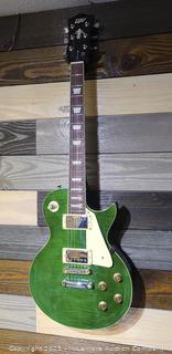 IVY ILS-300EGR Emerald Green Les Paul Solid-Body Electric Guitar