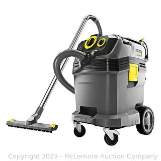 New in box - Kärcher NT40/1 Professional Wet & Dry Vacuum - OSHA Compliant for Dust Mitigation - Automatic Tact Cleaning System, HEPA Filtration - Auto Shutdown When Max Level is Reached - See Link! - NOTE: Our Product is Grey, and is Not The Color of the Product in the Picture - This product is used and has wear. It does power on. (New)