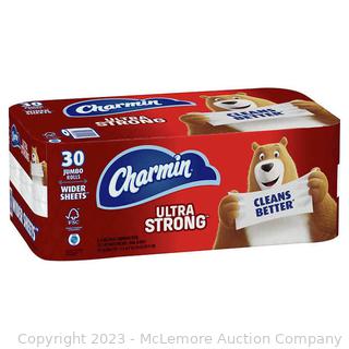 Charmin Ultra Strong Bath Tissue, 2-Ply, 231 Sheets, 309 Rolls (New - Open Box)