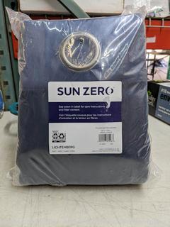 Sun Zero Lichtenberg Blue Panel - 104 in x 96 in (New - Open Box)