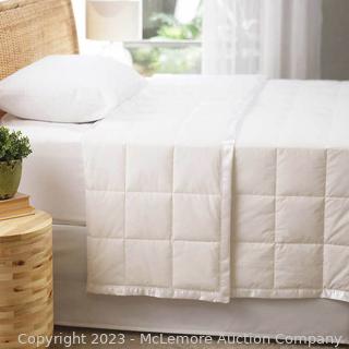 NEW-Allied Home RDS Down Blanket- Queen- WHITE (New - Open Box)