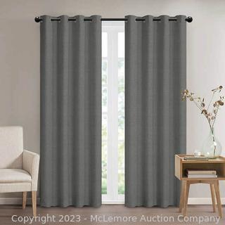 Bradley Total Blackout Window Curtains, 2-piece, Grey - Out of retail packaging (See Description)