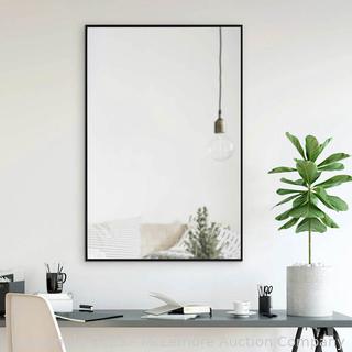 NEW IN BOX - Parker Decorative Mirror By RenWil - 23.5 in. x 0.5 in. x 35.5 in. - Iron frame mirror - Hangs vertically or horizontally (New)