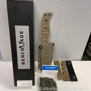 Brand New - Benchmade 375FE-1 Adamas Fixed Blade Knife - Earth Color - 4.2" Steel Blade - NEW - $247 - SEE LINK (New)