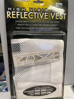 Brand New - Jogalite - High Visibility Reflective Vest - White - Size Small -  (New)
