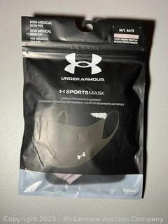 Brand New - Under Armour Unisex Black/charcoal Sportsmask Face Mask Iso-Chill Med / LG - $30 - SEE LINK (New)