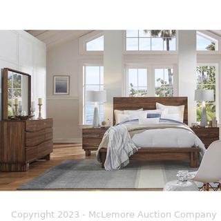 Appears New / Store Display - Unable to confirm - Selling As-IS - On pallet -SEE PIX -  Bed,Dresser, Mirror, Only - Rivina King Bedroom Collection (See Description)