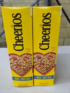 Cheerios Cereal, 20.35 oz, 2-count- 40.7 oz total (New - Open Box)