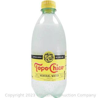 Topo Chico Sparkling Mineral Water, 20 fl oz, 24 ct (New - Open Box)
