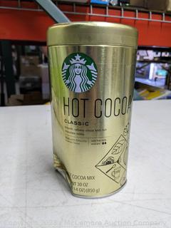 Starbucks Classic Hot Cocoa Mix 30 oz, 1-pack - (New - Open Box)