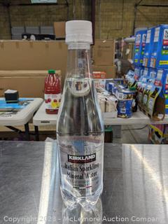 LOT OF - Kirkland Signature Italian Sparkling Water, 16.9 fl oz., Approximately 48-ct - See photo (See Description)