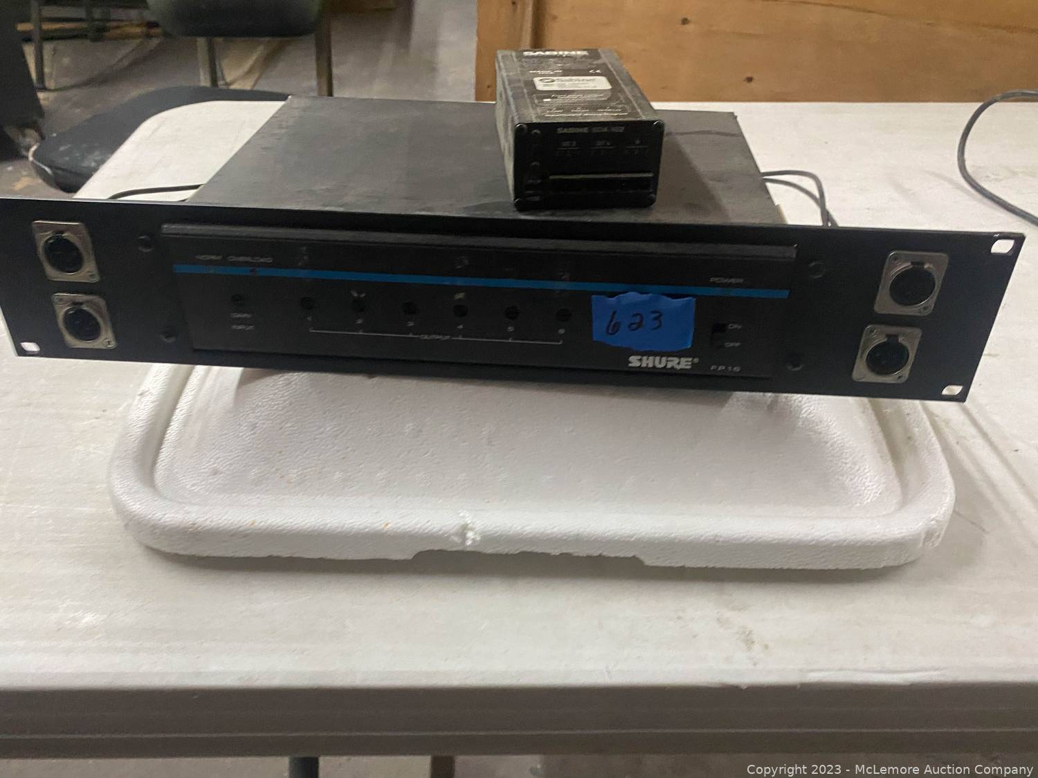 McLemore Auction Company Auction Forklift, Scaffolding, Professional Audio Equipment, Cases