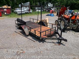 Small Utility Trailer, Needs Hubs/Rims  - BILL OF SALE ONLY