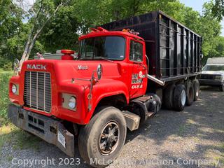 1984 Mack R686ST 5 SPD TriAxle Dump Truck VIN 1M2N179Y0EA089019 Showinng 47676 Miles  - BILL OF SALE ONLY