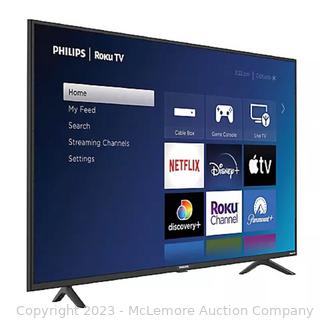 New Open Box - Tested working - No Stand - Includes Remote and Power Cord - Philips 55" 4K UHD Roku Smart TV - $329 - SEE LINK (New - Open Box)