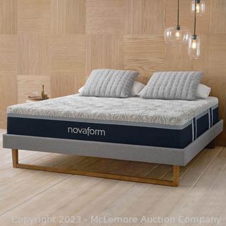 Brand New in box - Novaform 14" Serafina Pearl Gel Memory Foam Mattress -Medium Firm -  QUEEN -Temperature Regulating Technology And Cool To The Touch Cover -  NEW - $829 - SEE LINK (New)